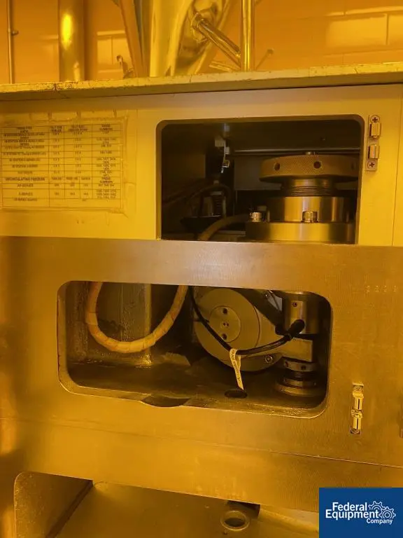 8 Ton, Elizabeth Hata #HT-X65LD-U, Tablet Press, 65 Station, 13 mm diameter Tablet, 18 mm fill, 624k TPH - Image 4