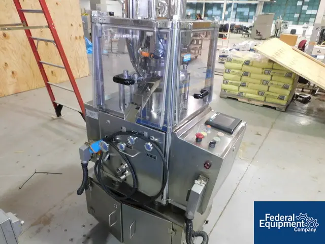 Elizabeth Hata #R & D, Tablet Press, 10 Station, 6000 tablets/hr., 22 mm max diameter, 18 mm max depth of - Image 4