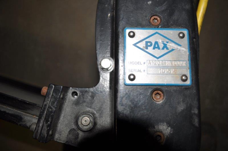 Pax #A1204-NL000X, 10" W x 48" L rubber belt low profile scrap conveyor - Image 1