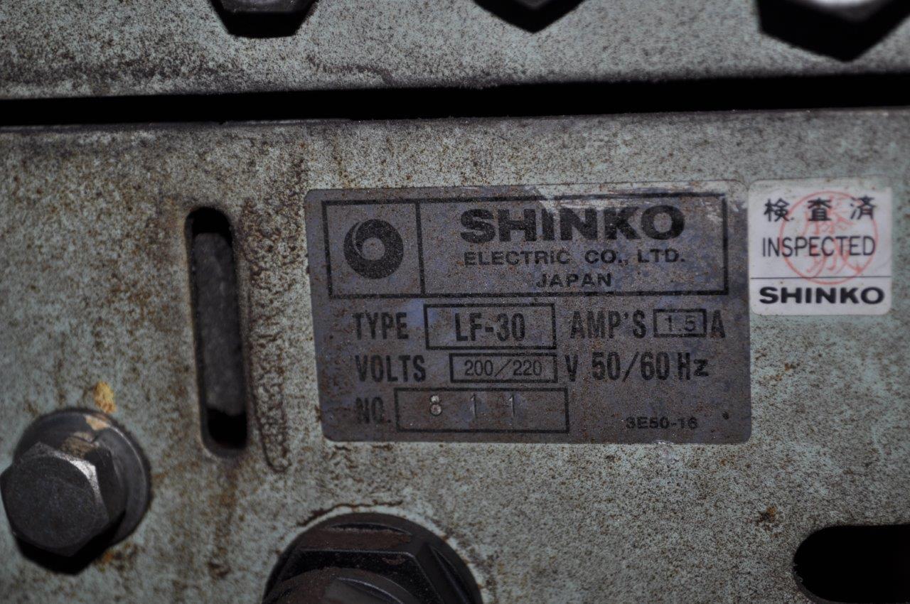 Shinko #LF-30/CIS-N-104, 30" vibratory bowl feeder, 1.5 amp, 220 V. - Image 9
