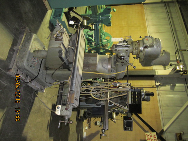Bridgeport #J-Head, vertical mill, 9" x42" table, 1.5 HP, power longitude, digital read out - Image 1