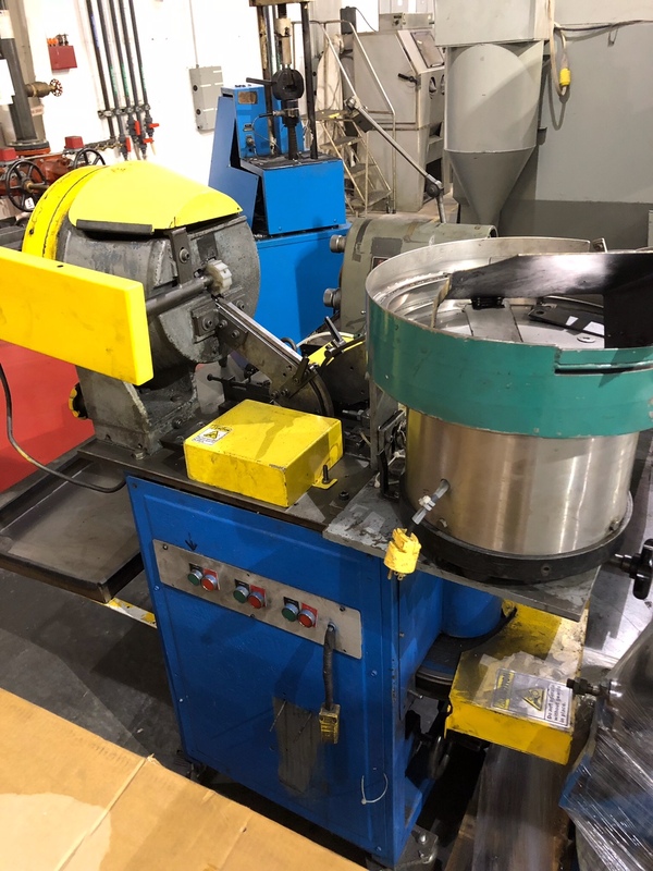 Moroni #RP-100, rivet assembly machine, 150-280 ppm, with rotary feeder & 15" vibe bowl - Image 1