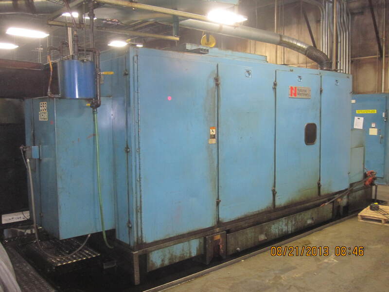 National #164, 4 die high speed nut former, 200 PPM, air clamping on feed rolls, 1988 - Image 9