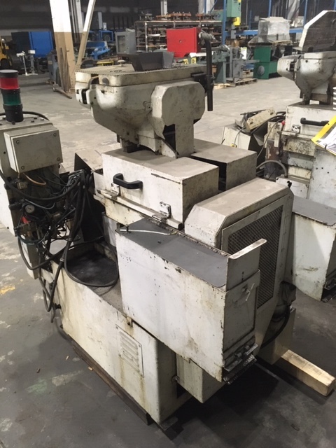 3/8" Shimazu #Super-3F, twin spindle nut tapper, 80-100 PPM, hopper, magnetic chip separator - Image 2