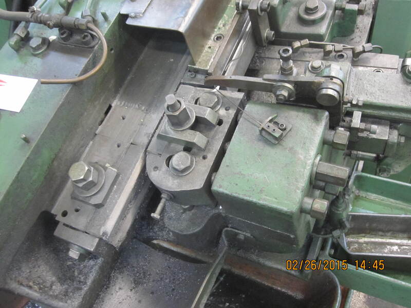 1/4" x 2" Waterbury-Farrel #10, automatic incline thread roller, 150 PPM, 36" vibratory bowl & stand - Image 2