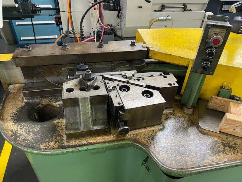 5/16" x 2" Hartford #312, hand feed thread roller, 5 HP, box of flat dies - Image 3