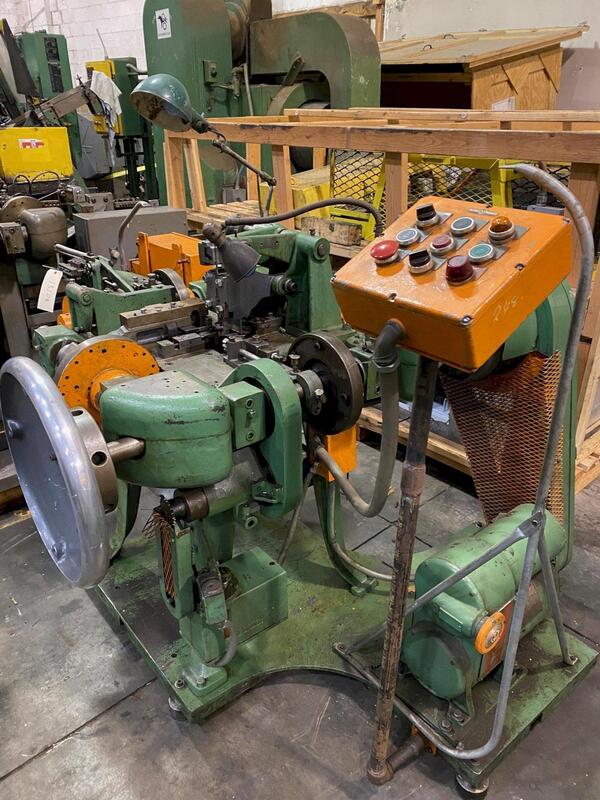 Nilson #S-1, 4-slide wire forming machine, 3/32" wire diameter, 1" width strip, 8" feed length, 47-234 PPM - Image 4