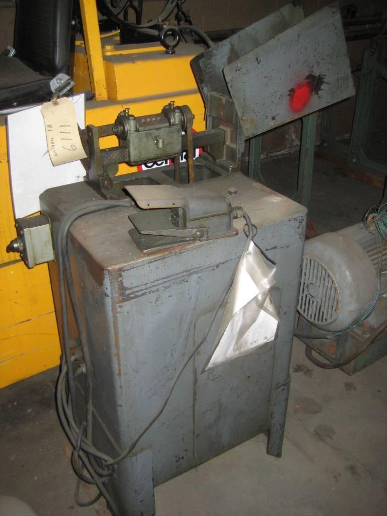3/64" Nilson #1B, rotary straightener, 10 blocks for straightening, foot pedal motor starter, 1968 - Image 1