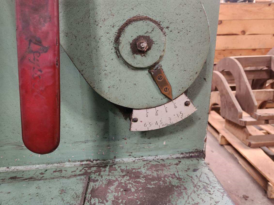 1/4" x 10' Pearson #10'/.25MS, hydraulic power squaring shear, 36" front operated power back gauge, squaring - Image 5