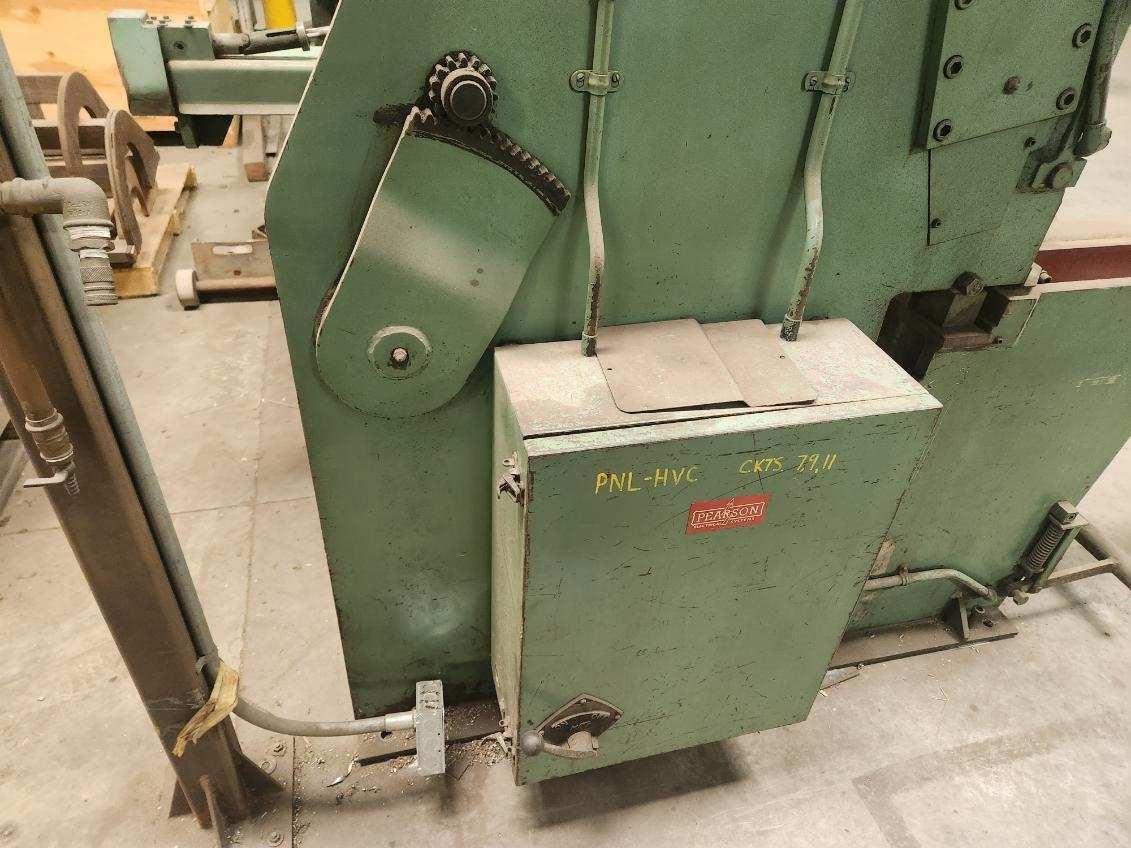 1/4" x 10' Pearson #10'/.25MS, hydraulic power squaring shear, 36" front operated power back gauge, squaring - Image 6