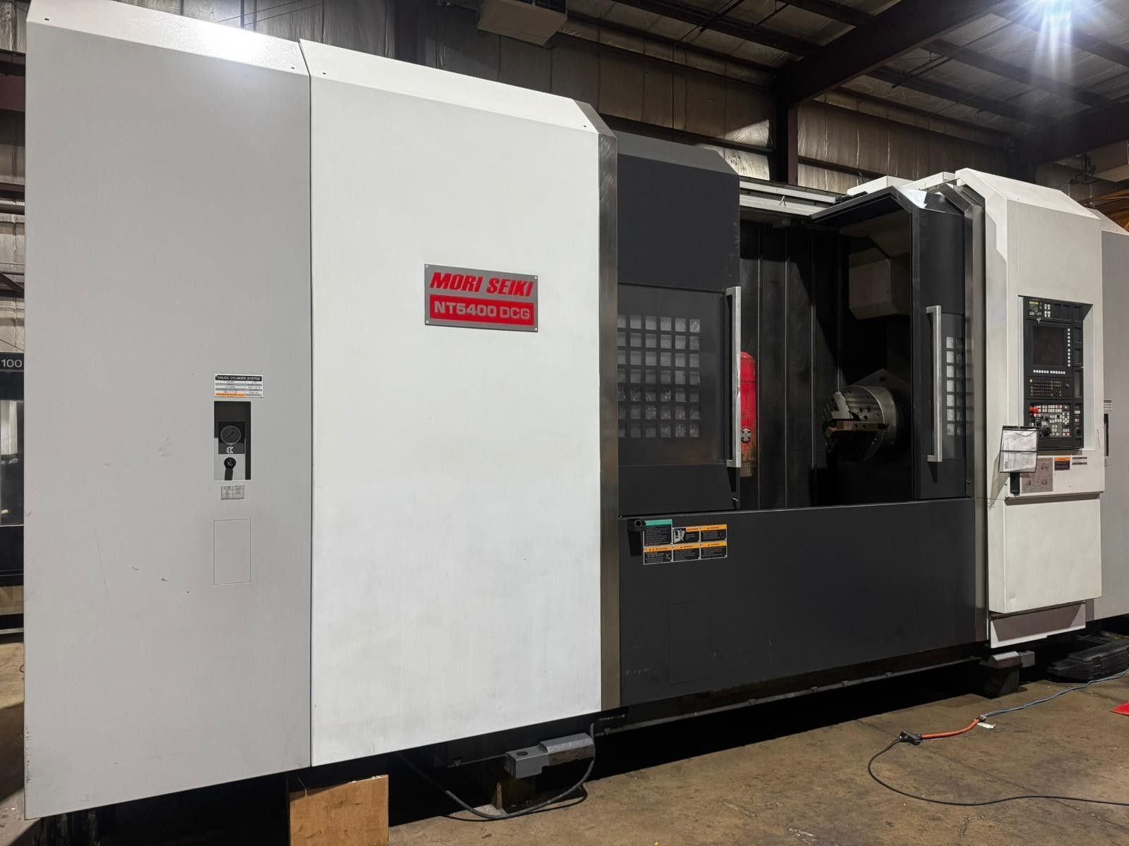Mori Seiki #NT-5400DGC/1800SZ, 5" Axis CNC horizontal turning center, 4.1" bar, 15" chuck, 2007 - Image 1