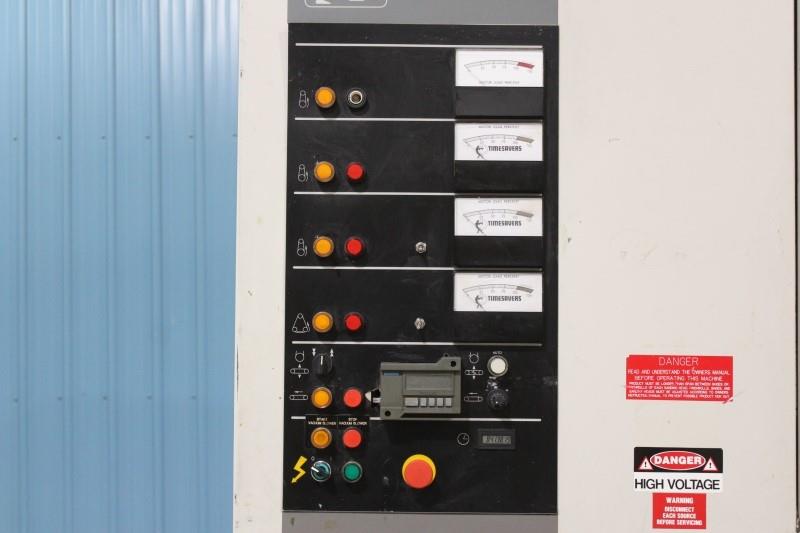 37" Timesavers #237-4 IC, Wide Belt Sander, 4-Head, 37" x 75" abrasive belt, 6" thickness, 30" infeed, 15-45 - Image 3