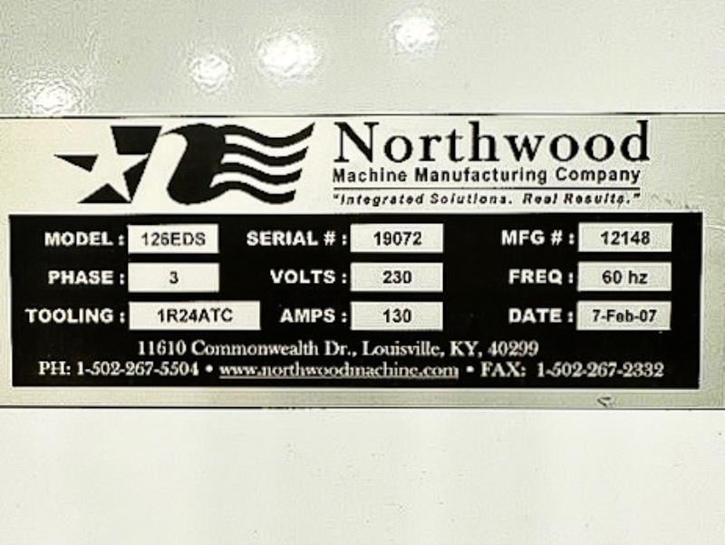 Northwood #NW-126EDS, CNC Gantry-Type Router, 14188 hours, 76" x 168" production area, 72" x 144" table, 8500 - Image 7