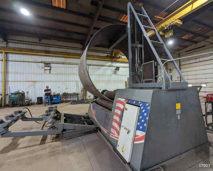 10' x 1-3/4" M.g. #MH-345-G, 18.1" top roll diameter, 17.3" lower roll diameter, 14.6" side rolls diameter - Image 2