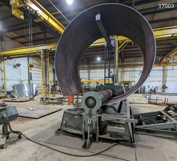 10' x 1-3/4" M.g. #MH-345-G, 18.1" top roll diameter, 17.3" lower roll diameter, 14.6" side rolls diameter - Image 3