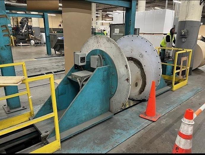 Vala Machinery, 60" dia. x 80" long roll wrap system, Chromalox 2110 temperature controller - Image 2