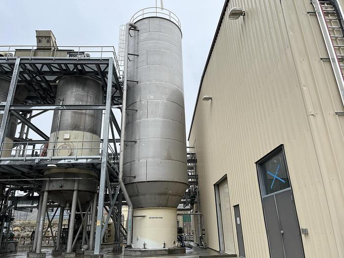 74500 gallon T. Bailey, 316L Stainless Steel tank, 58' tall, 16' diameter, 2018 - Image 1