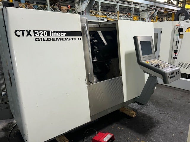 Gildemeister #CTX-320, linear CNC lathe, 15.7" swing, 8" chuck, 1.9" bar, 23.6" centers, 12 turret, Fanuc - Image 1