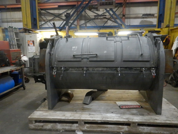 Scott #SPM487SS, 1200 liter Stainless Steel jacketed cooling mixer, 48" dia. x 84" long chamber - Image 4
