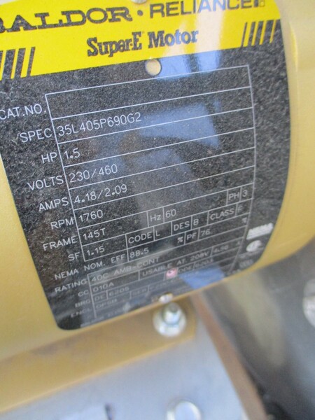 Greenheck #15-APM-4-100, fan/blower/plenium., 1.5 HP - Image 5
