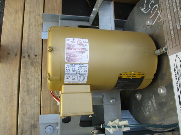 Greenheck #15-APM-4-100, fan/blower/plenium., 1.5 HP - Image 6