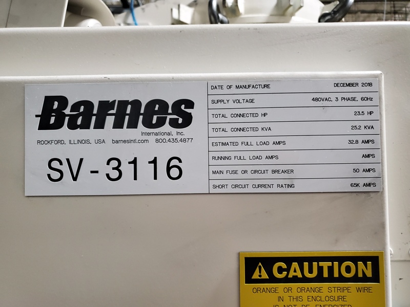 Barnes / Henry #SV-3116 Super Vac coolant system, magnetic coolant pre-separator, 2018 - Image 8