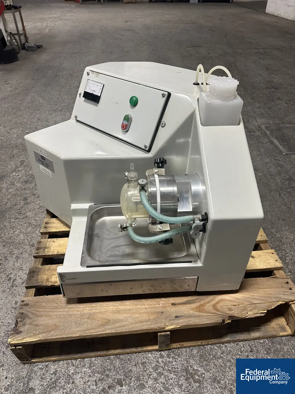 WAB #MultiLab, horizontal agitator medial ball mill, plastic jacketed bowl, 4 kw, 230 volt, serial# 040820 - Image 3