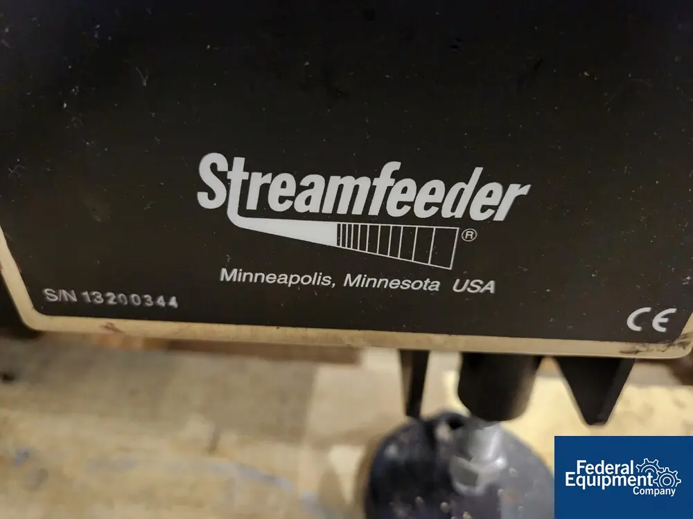 Thiele Streafeeder #ST1450, universal friction feeder, 12" width capacity, manuals and controls, S/N 13200344 - Image 2