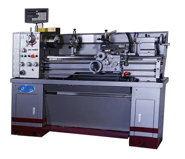 14" x 40" GMC #GML-1440BGF-1, high speed metal lathe, 6" 3-jaw chuck, 8" 4-jaw chuck, 1.5" bore, D1-4 - Image 1