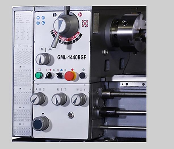 14" x 40" GMC #GML-1440BGF-1, high speed metal lathe, 6" 3-jaw chuck, 8" 4-jaw chuck, 1.5" bore, D1-4 - Image 5