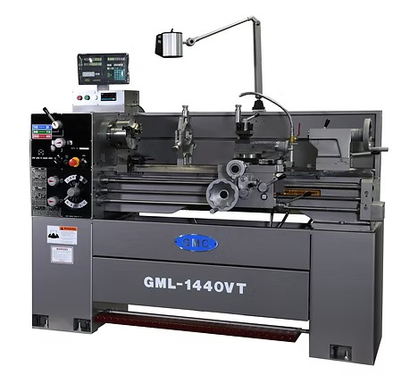14" x 40" GMC #GML-1440BGF-3, high speed metal lathe, 6" 3-jaw chuck, 8" 4-jaw chuck, 1.5" bore, D1-4 - Image 1
