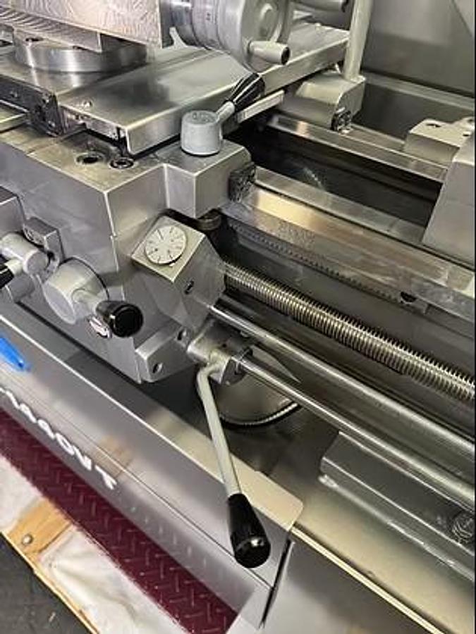 14" x 40" GMC #GML-1440BGF-3, high speed metal lathe, 6" 3-jaw chuck, 8" 4-jaw chuck, 1.5" bore, D1-4 - Image 5