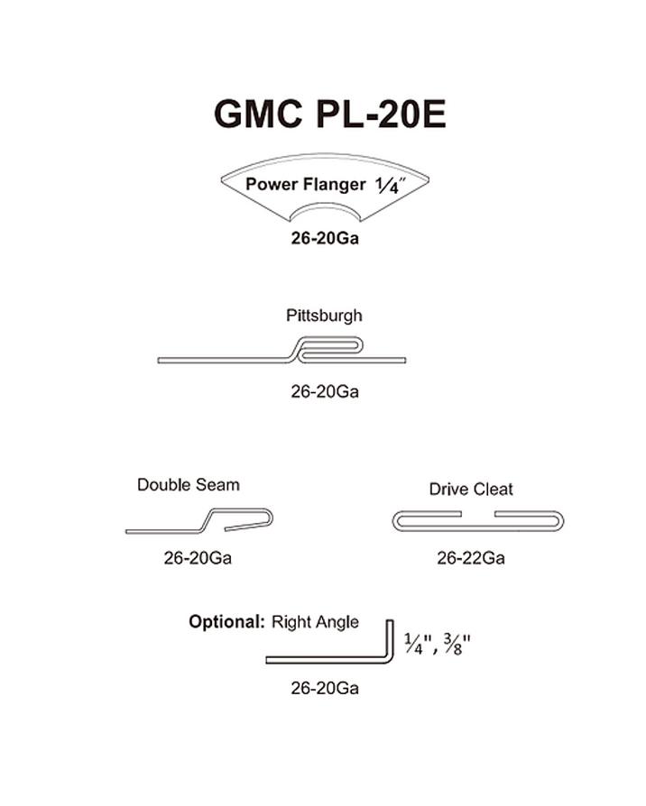 GMC #PL-20E, 20 gauge Gmc, 32 FPM, Pittsburgh attachment - Image 3