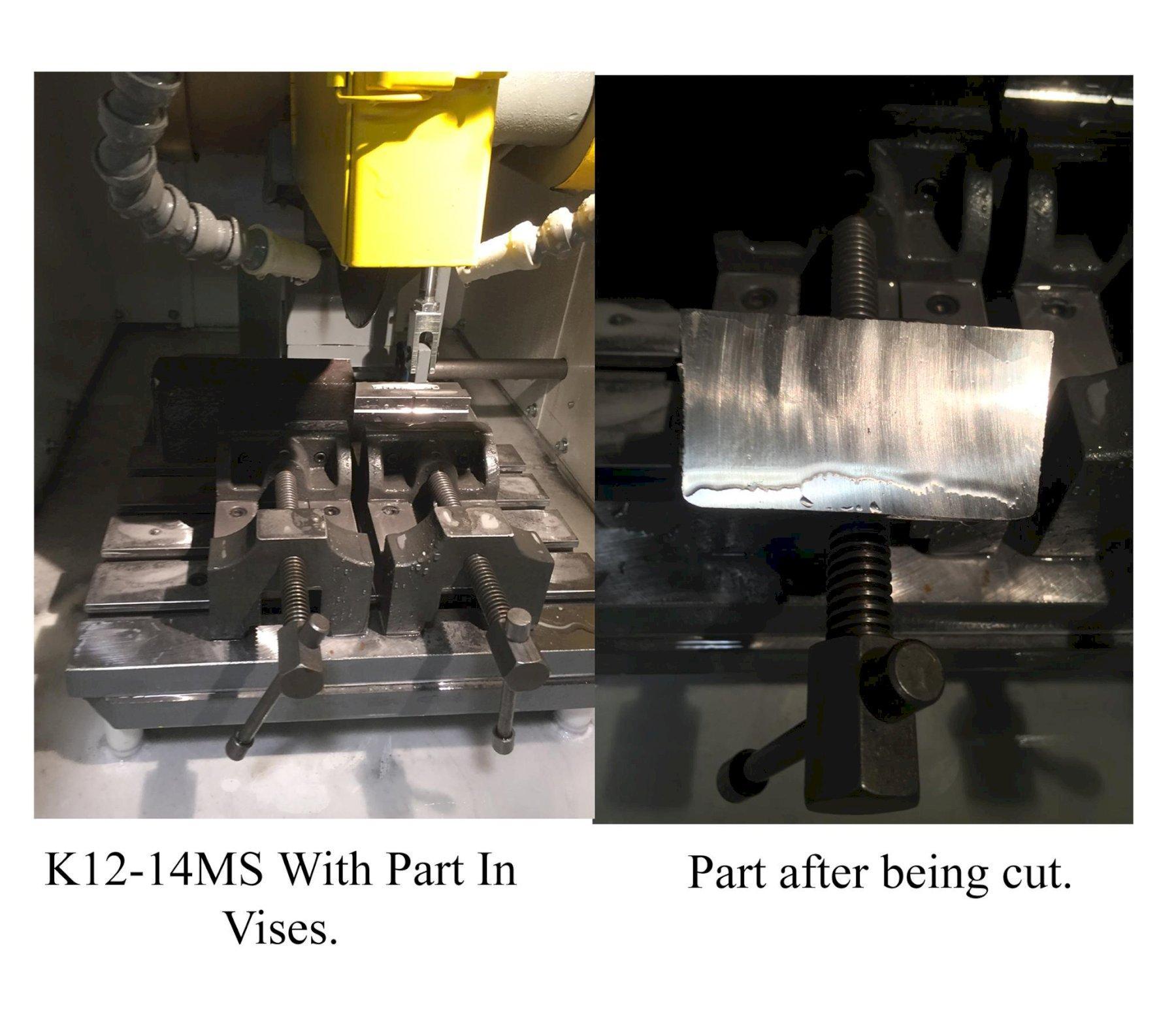 14" Kalamazoo #K12-14MS, abrasive metallurgical cut-off saw, semi-auto, 5 HP, 1725 RPM, 2023 - Image 3