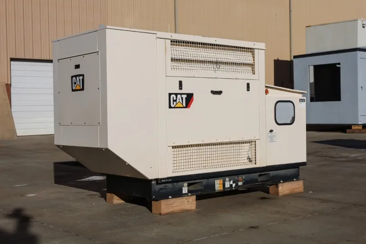 50 KW Caterpillar #DG50-2, generator, sound attenuated enclosure, 277/480 Volts, 2017, #090410 - Image 1