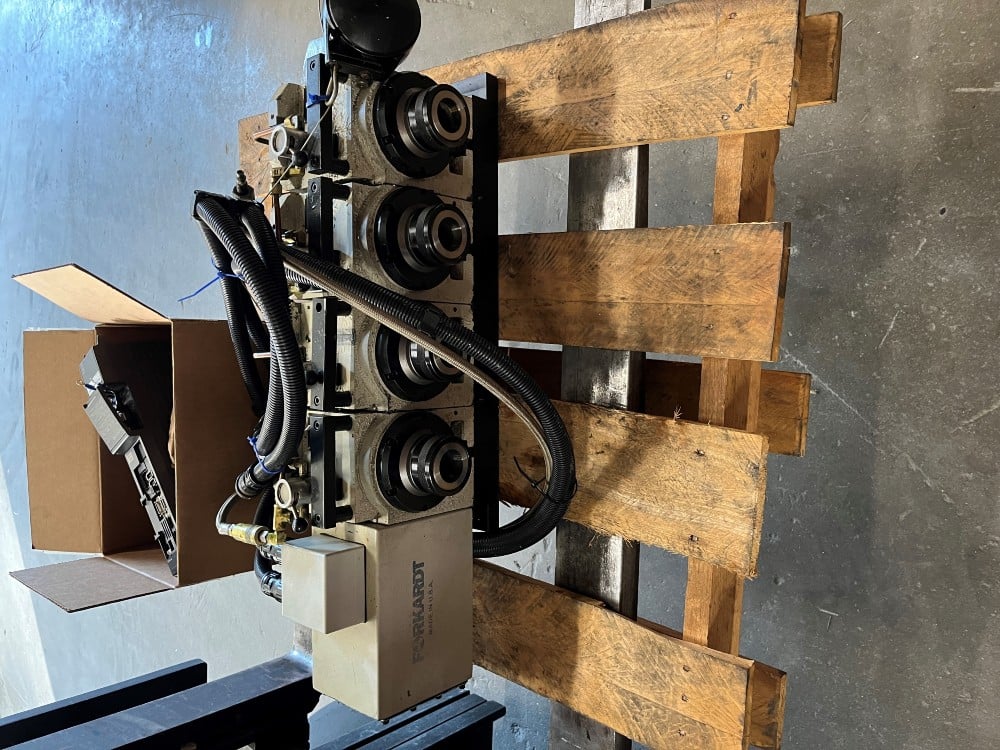 Forkhardt #5C QUAD 4 position indexer, 5.875" centerline height,w/Mitsubishi drive & motor,S/N 4122-4125, 2019 - Image 5