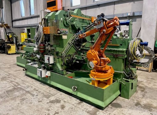 281 lb. GFM #SKK10, rotary forging machine, 1250 Kn, 4 hammers, hydraulic counter-holder - Image 8