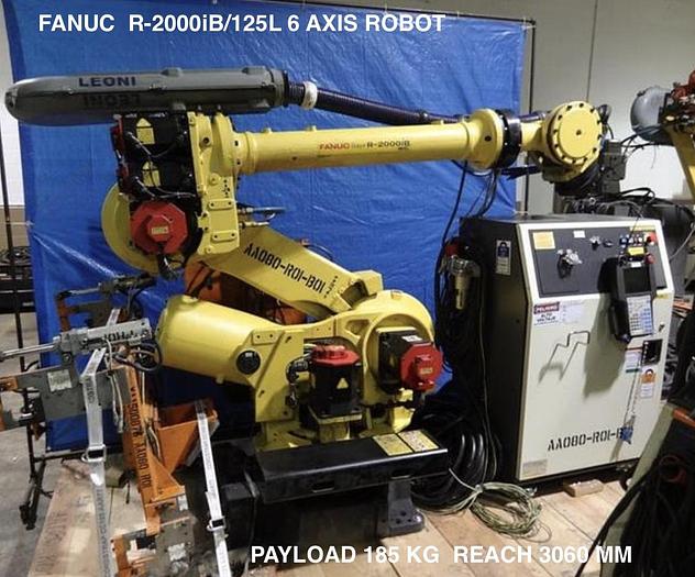 Fanuc, R-2000iB/185L, 6-Axis robot, R-30ia control, 185 KG, 3060mm reach, 2010, #105107 - Image 1