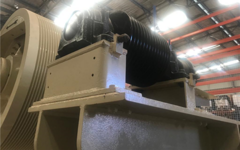 42" x 55" Metso #C140, Jaw Crusher, hydraulic adjustment system, refurbished - Image 4