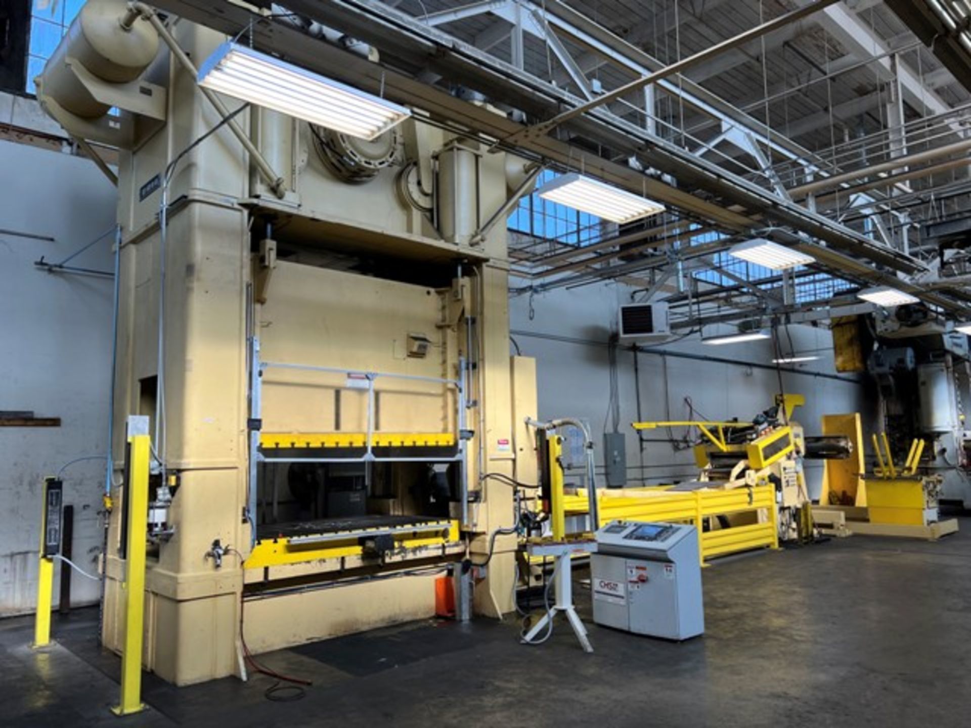 800 Ton, Niagara #SE2-800-96-60, straight side double crank, 12" stroke, 35" Shut Height, 18" adj., 15-30 - Image 7