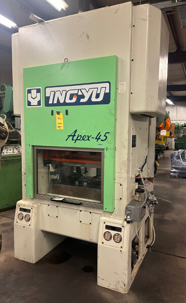 Ingyu #Apex-45, straight side high speed press, .78" stroke, S/N 051203BL, #1472 - Image 1