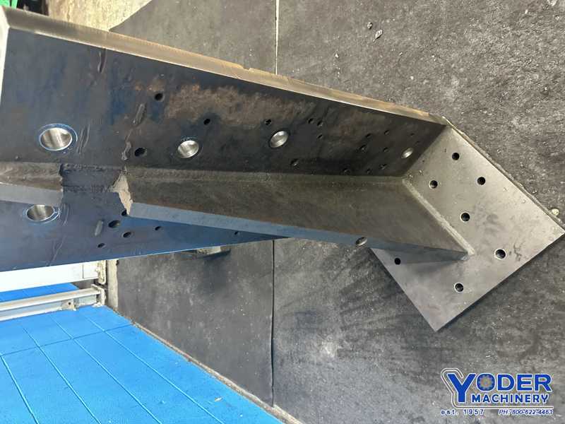18" x 44" Custom steel angle plate, #77112 - Image 2