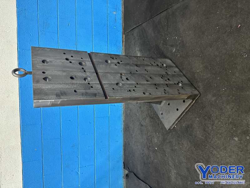 18" x 44" Custom steel angle plate, #77112 - Image 6