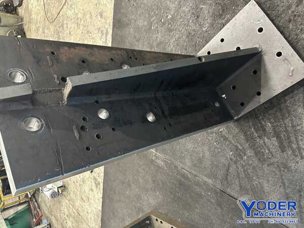 18" x 44" Custom steel angle plate, #77112 - Image 9