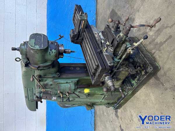 Cincinnati #2M, horizontal mill w/vertical head, 10-1/2