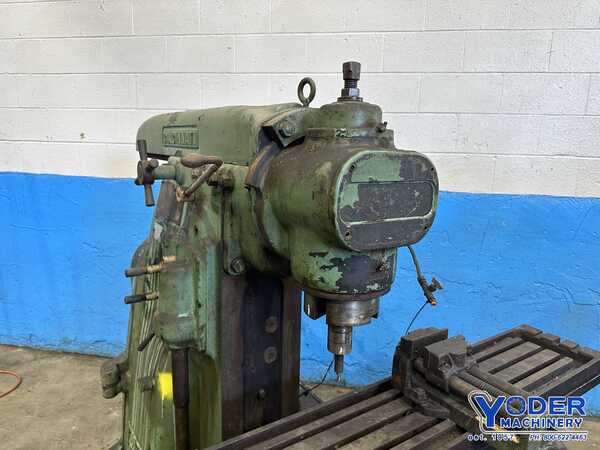 Cincinnati #2M, horizontal mill w/vertical head, 10-1/2" x53" table, 5 HP, #50 taper, #77029 - Image 4