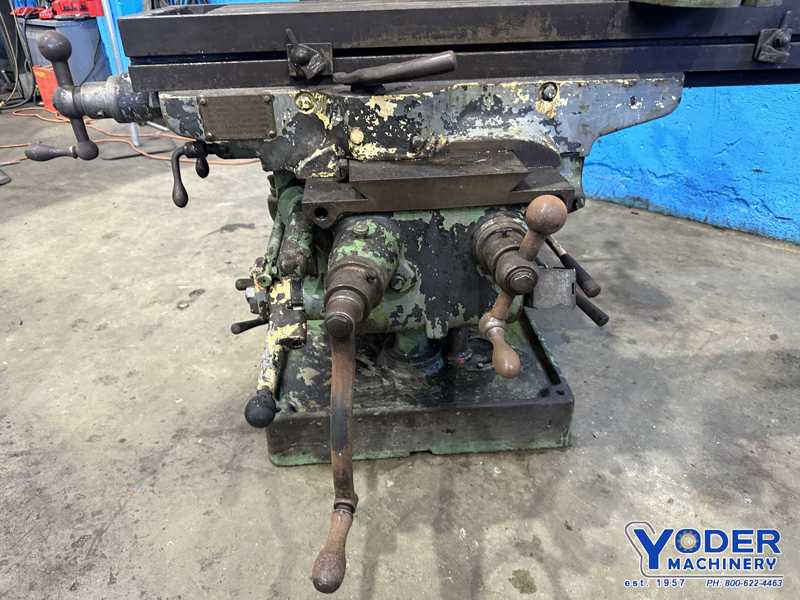 Cincinnati #2M, horizontal mill w/vertical head, 10-1/2