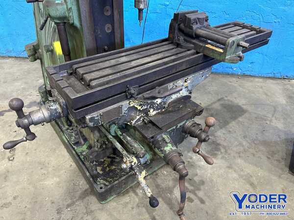 Cincinnati #2M, horizontal mill w/vertical head, 10-1/2" x53" table, 5 HP, #50 taper, #77029 - Image 9