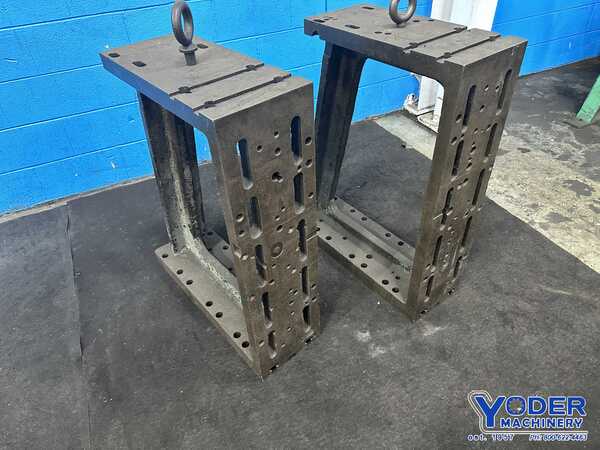 10" x 37" Slotted angle plates, 1 set, #77110 - Image 1