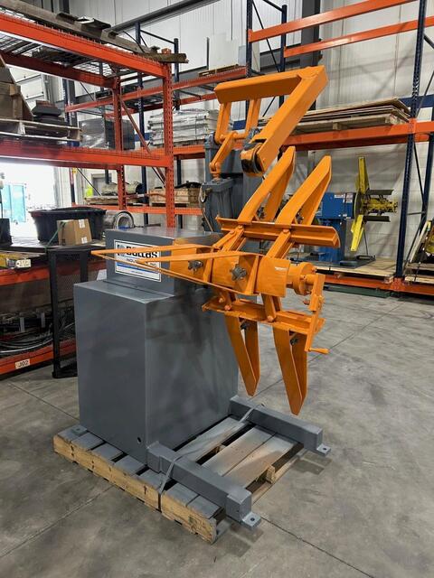 4000 lb. Dallas #81923, reel & straightener comb., 18" W x .093" stock, 60" outside dimension, 16"-21" ID - Image 6